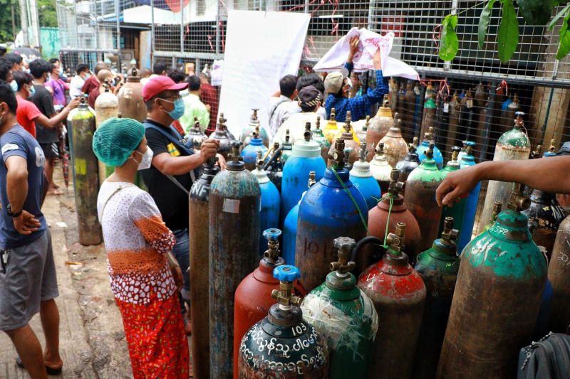 Myanmar: Oxygen need in Yangon is less but high demand now in rural areas due to increasing Covid-19 cases
