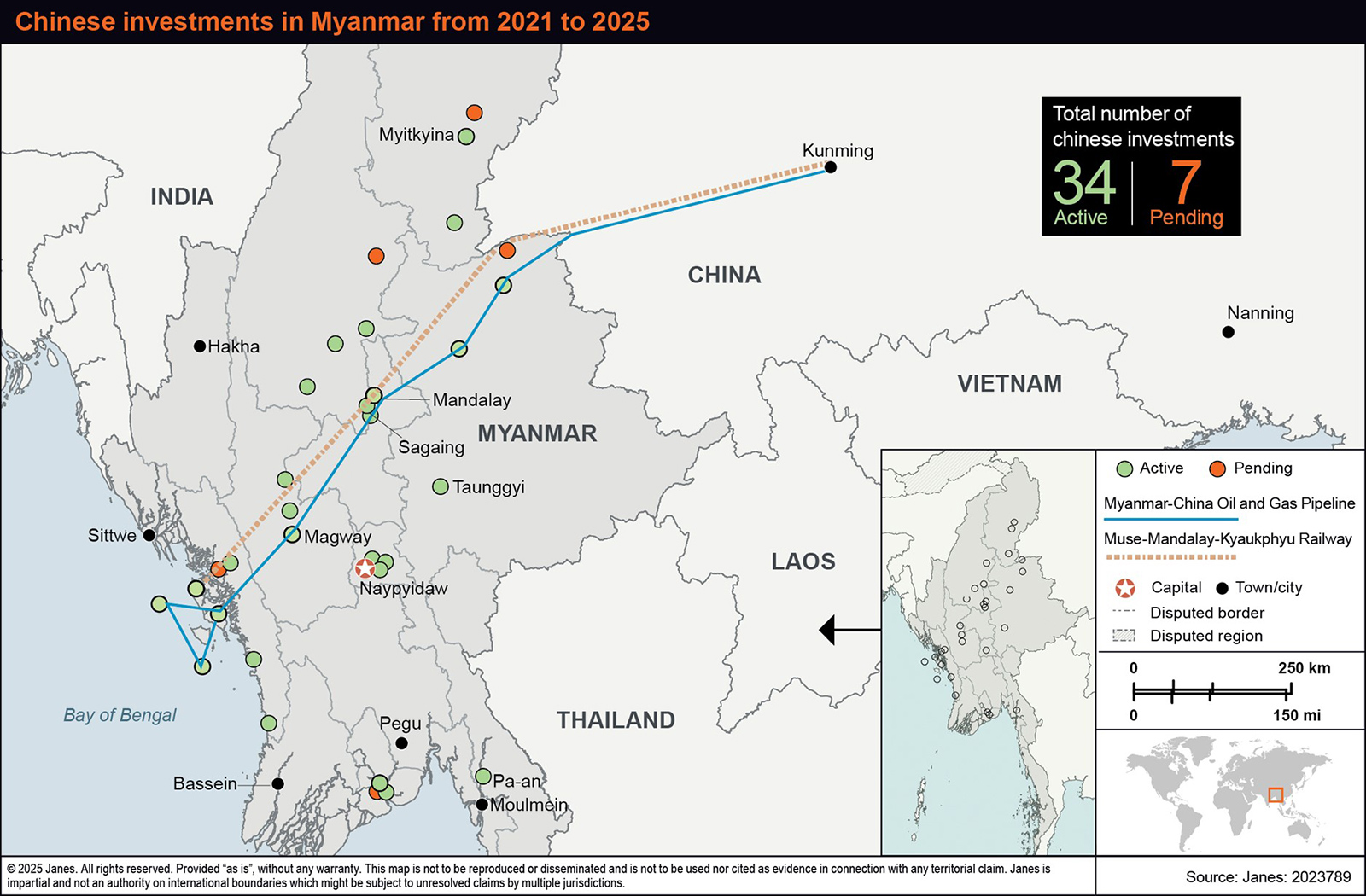 China takes a multipronged approach to secure its investments in Myanmar